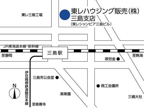 三島支店 MAP